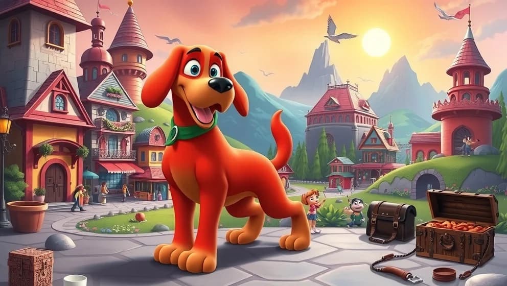 Clifford den stora röda hundens roll i barnens favoritserie