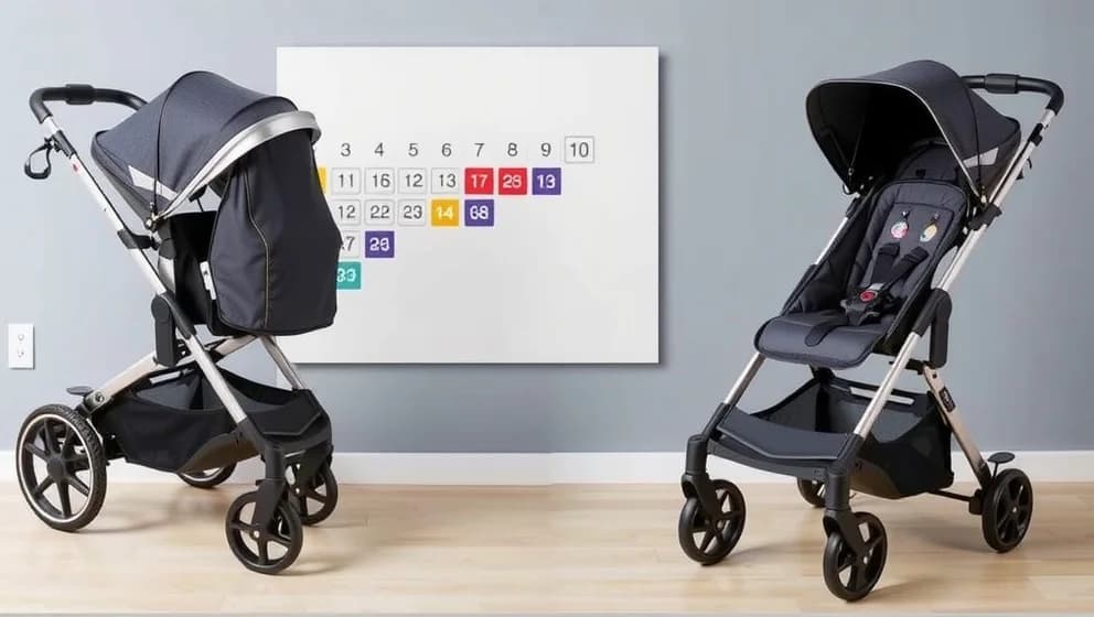 När kan man vända barnet framåt i vagnen