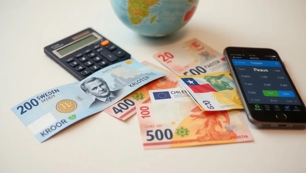 Vad kostar svenska kronor i chilenska pesos